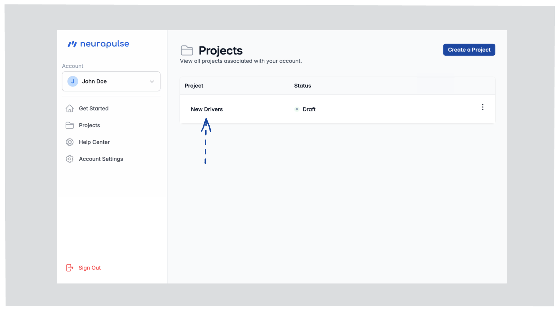 Enter Project