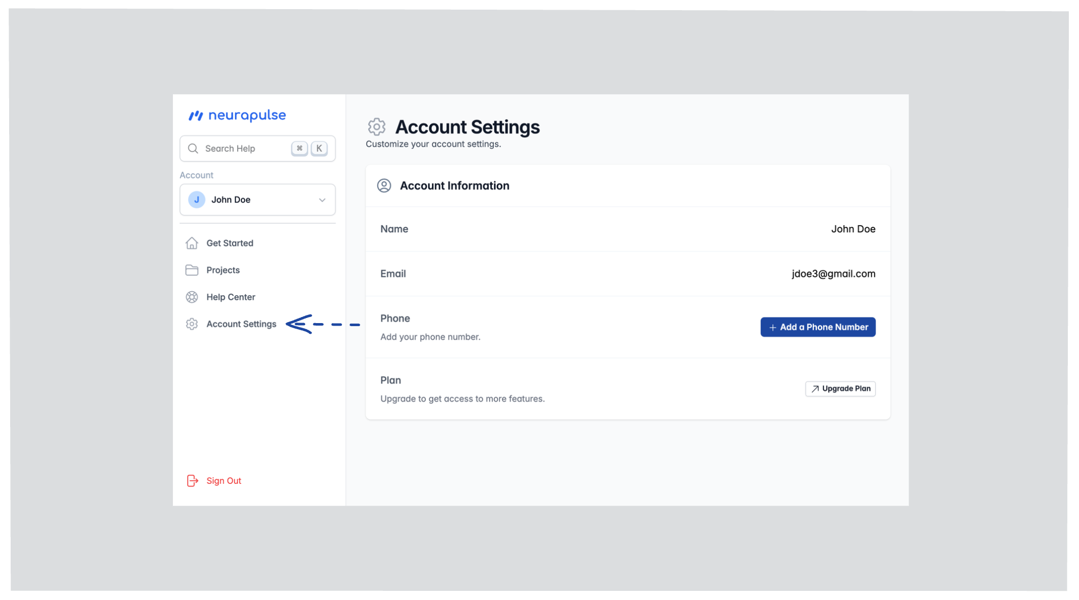 Account Settings Overview