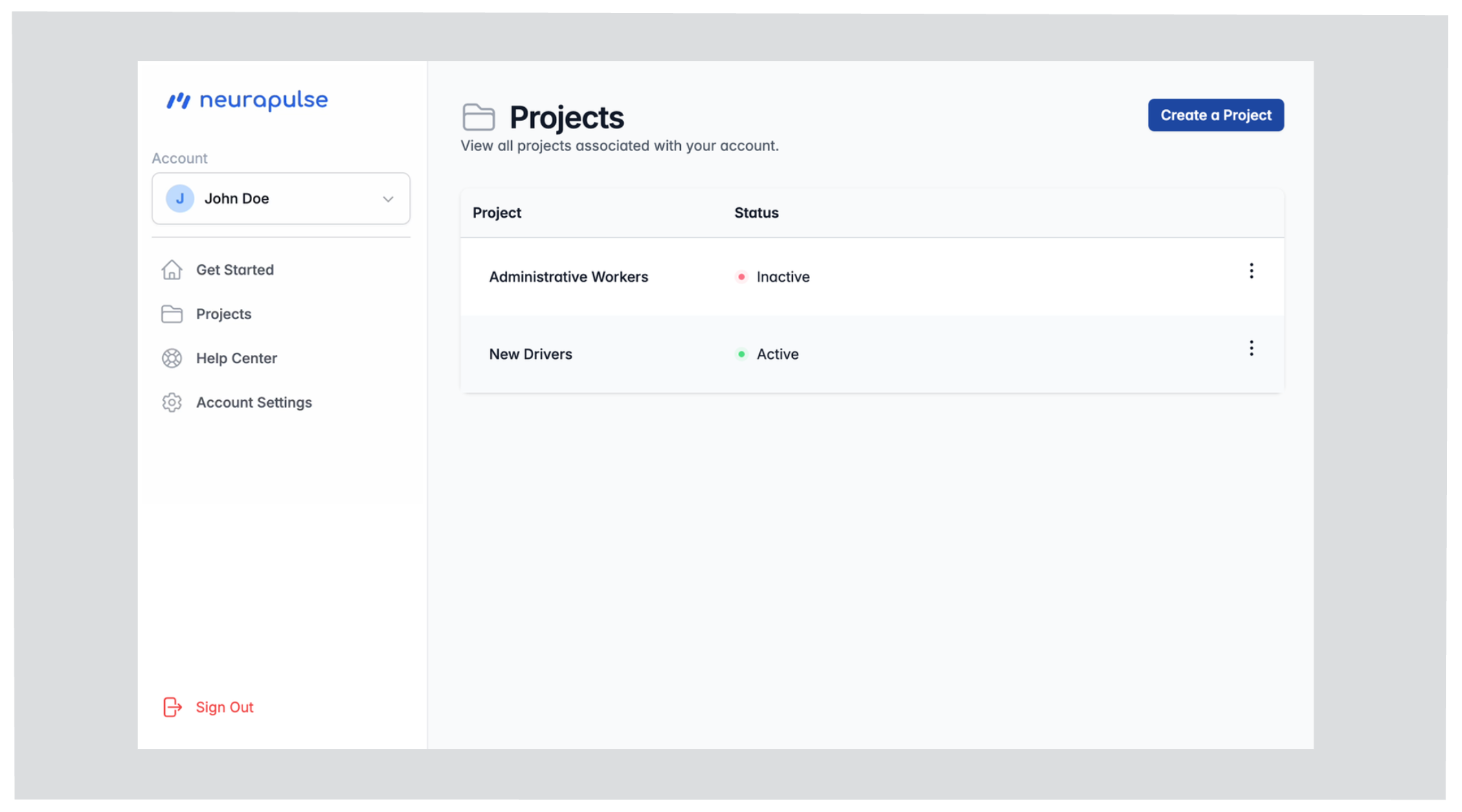 Project List